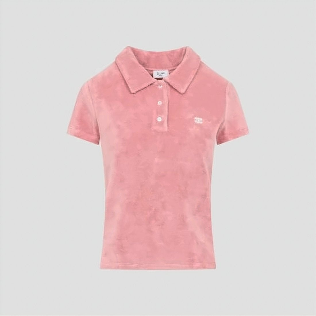 Soft Plush Short-Sleeved Polo Shirt