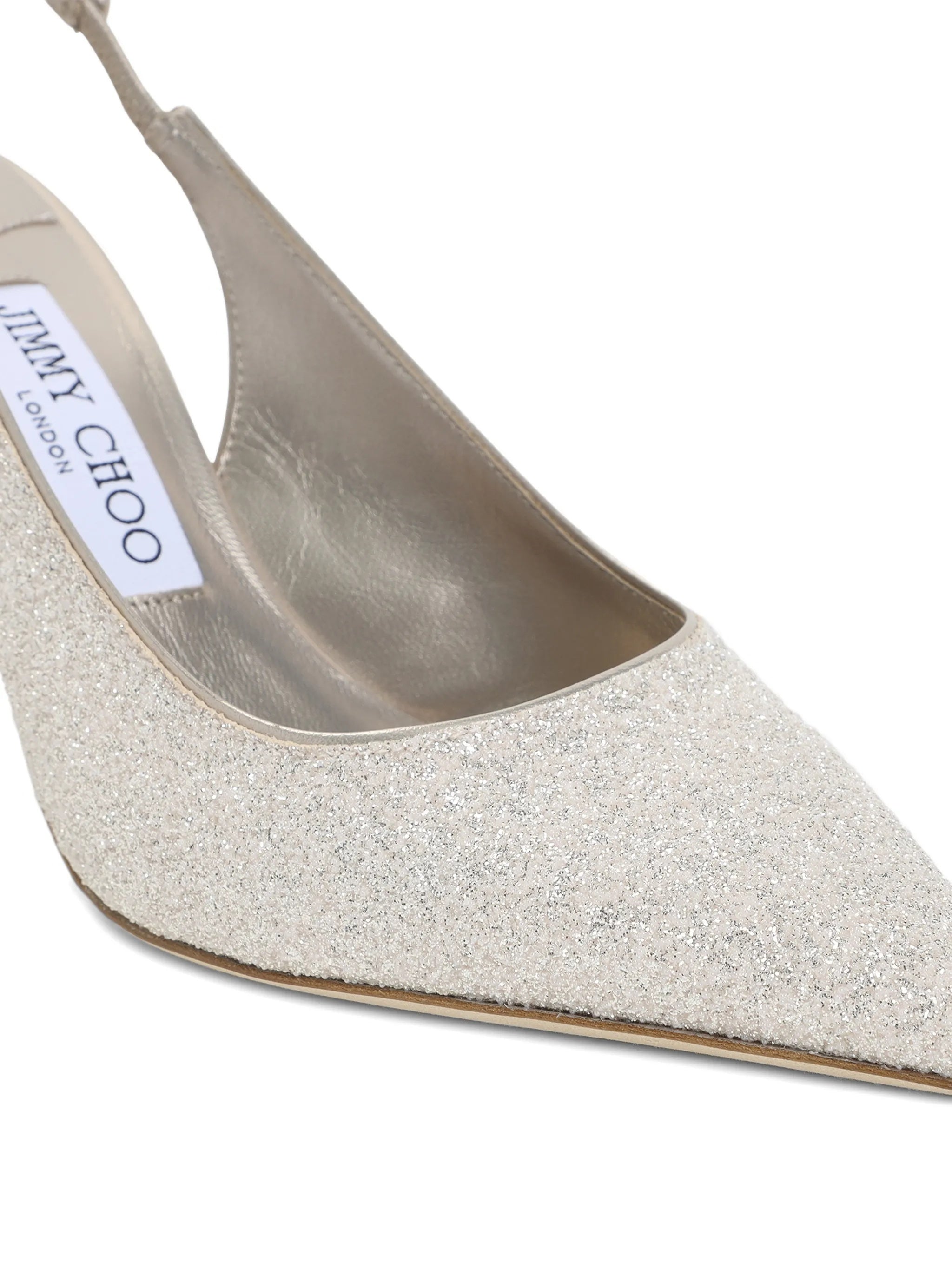 Neutral Love 85 Glitter Slingback Heels