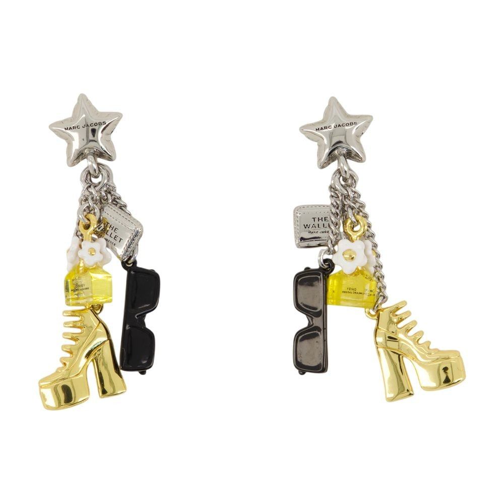 Mini Icon Charm Earrings - Metal - Gold