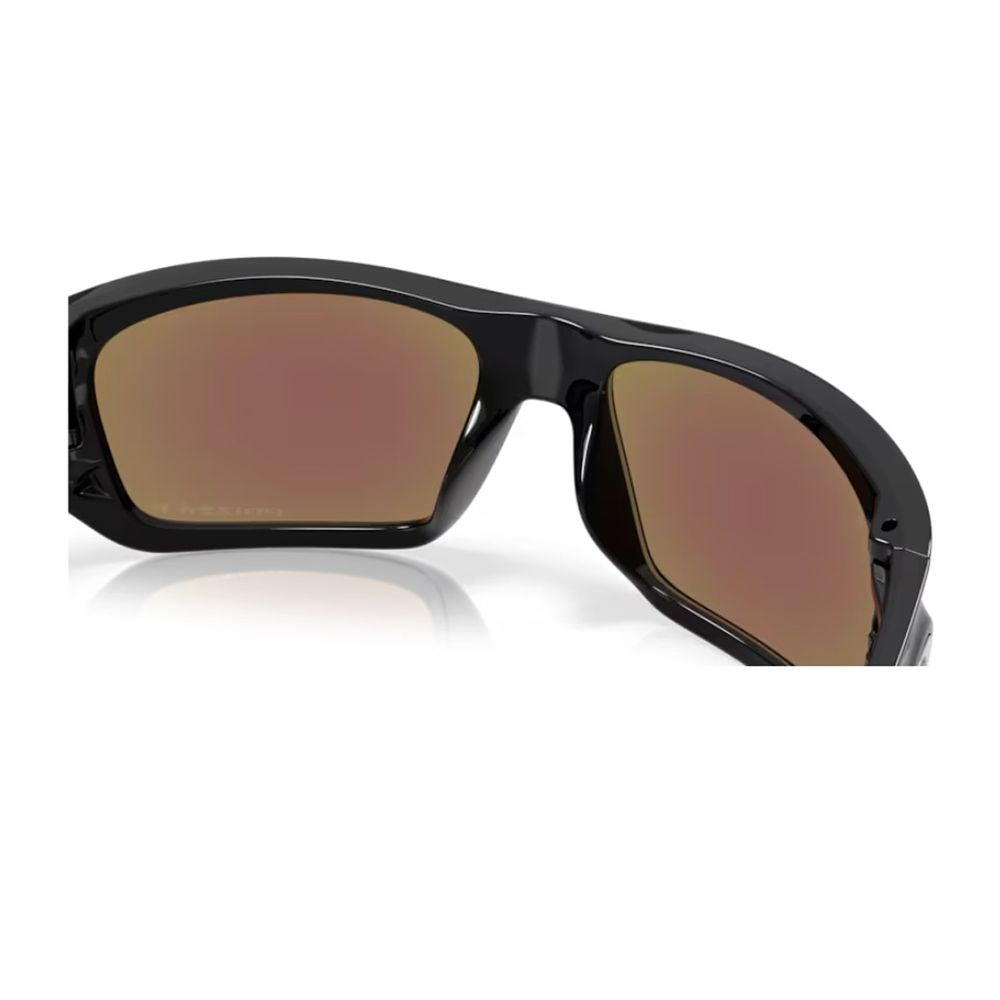 Oo9486 - Masseter Glossy Black Wraparound Sunglasses