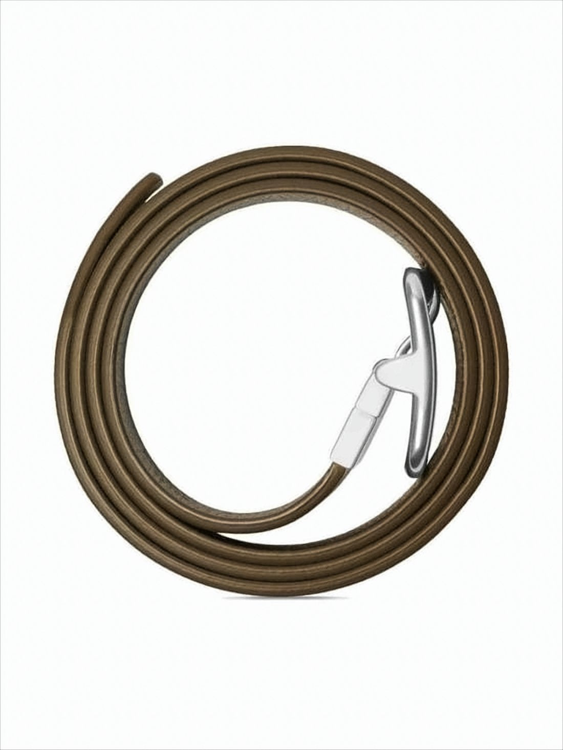 Reversible Brown Leather Belt
