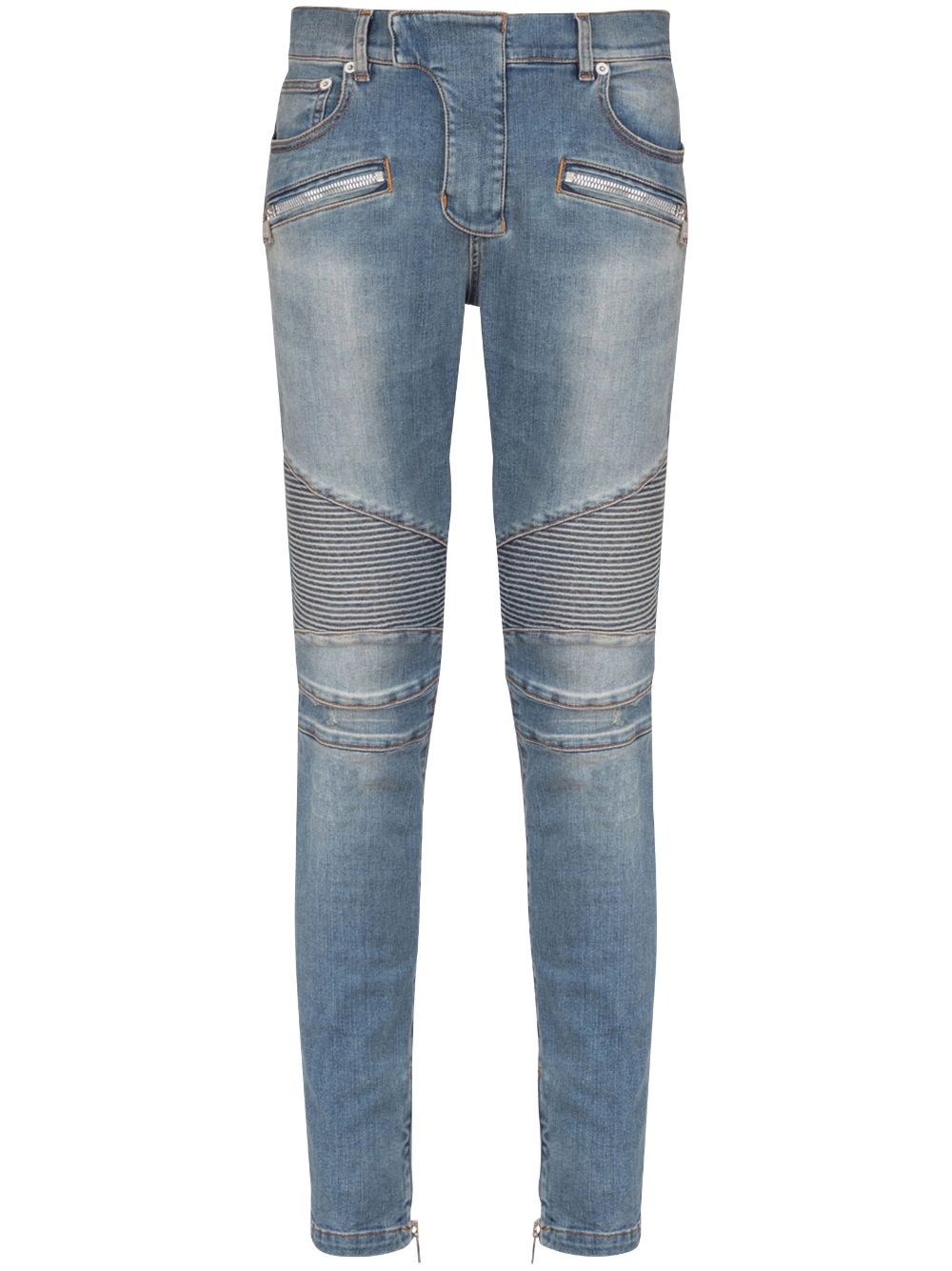Indigo Blue Slim Cut Denim Trousers