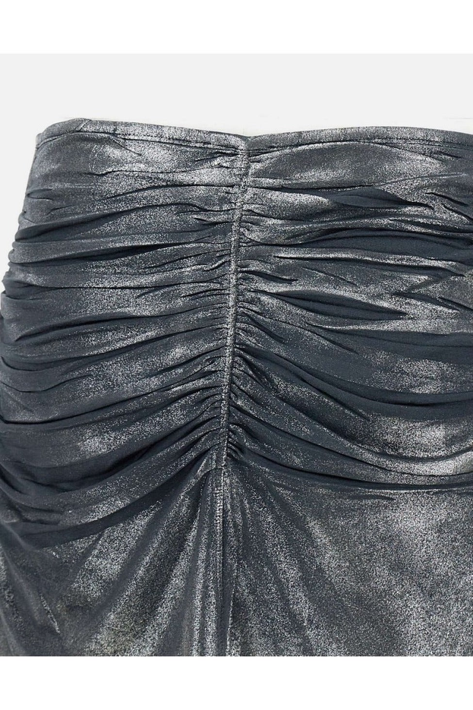 Gathered Multicolor Skirt With Soft Shine