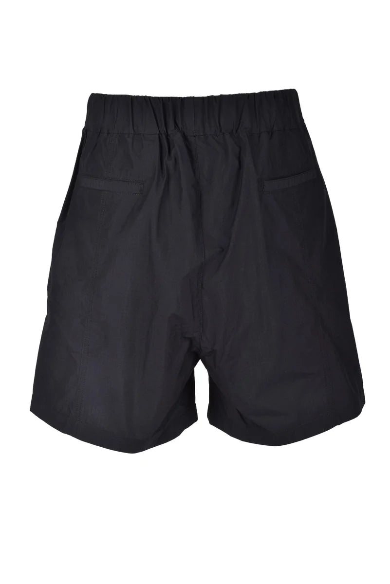 Adish Cotton/Nylon Blend Shorts - Black