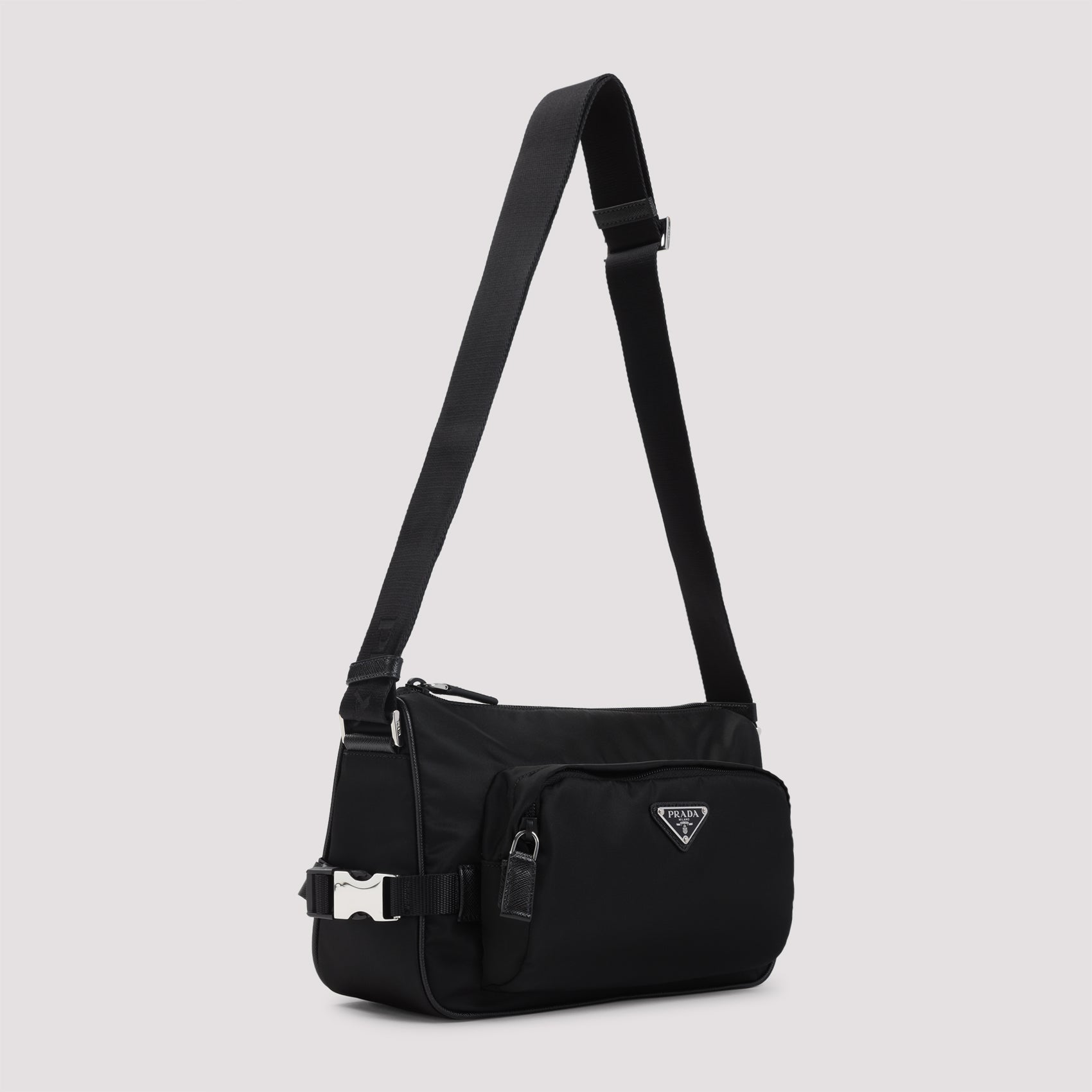 Black Crossbody Bag with Adjustable Strap