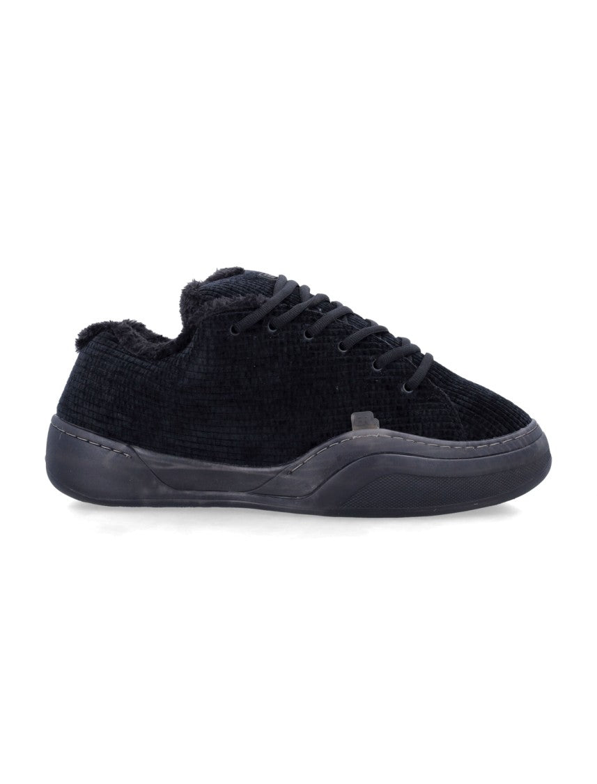 Vamp Black Velvet Sneakers