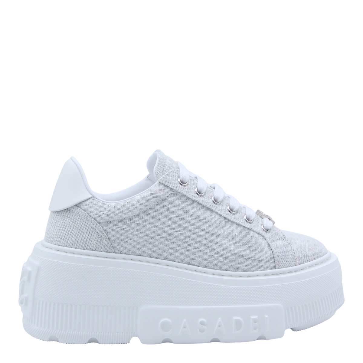Streamlined Beige Sneakers With Smooth Finish