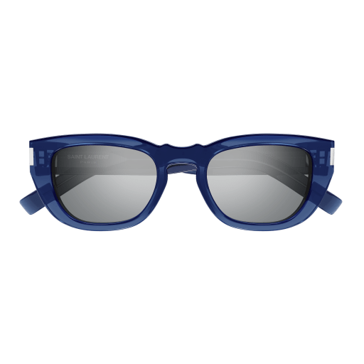 Bold Angular Frame Sunglasses with Glossy Finish