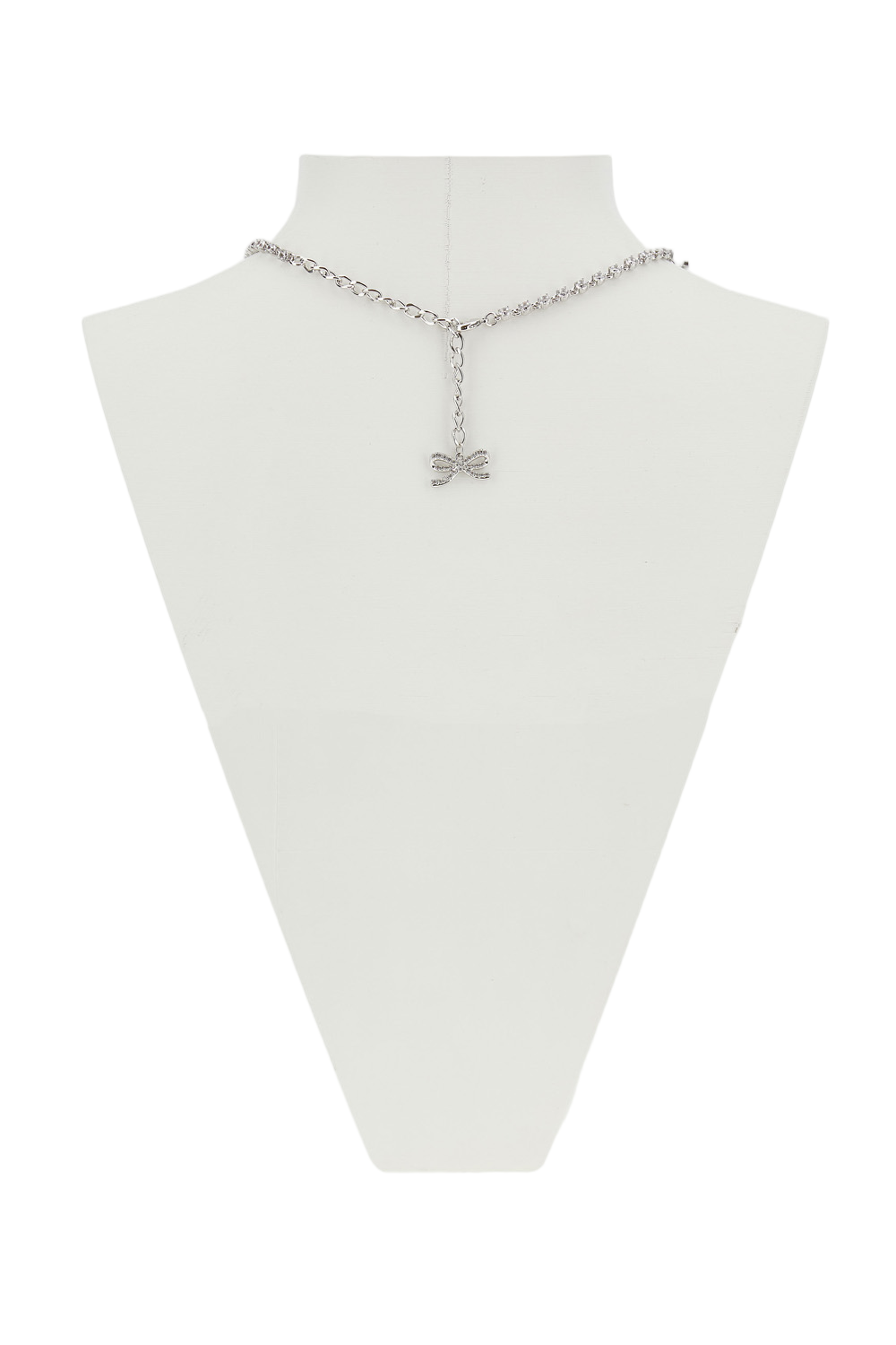 Crystal Bow Necklace