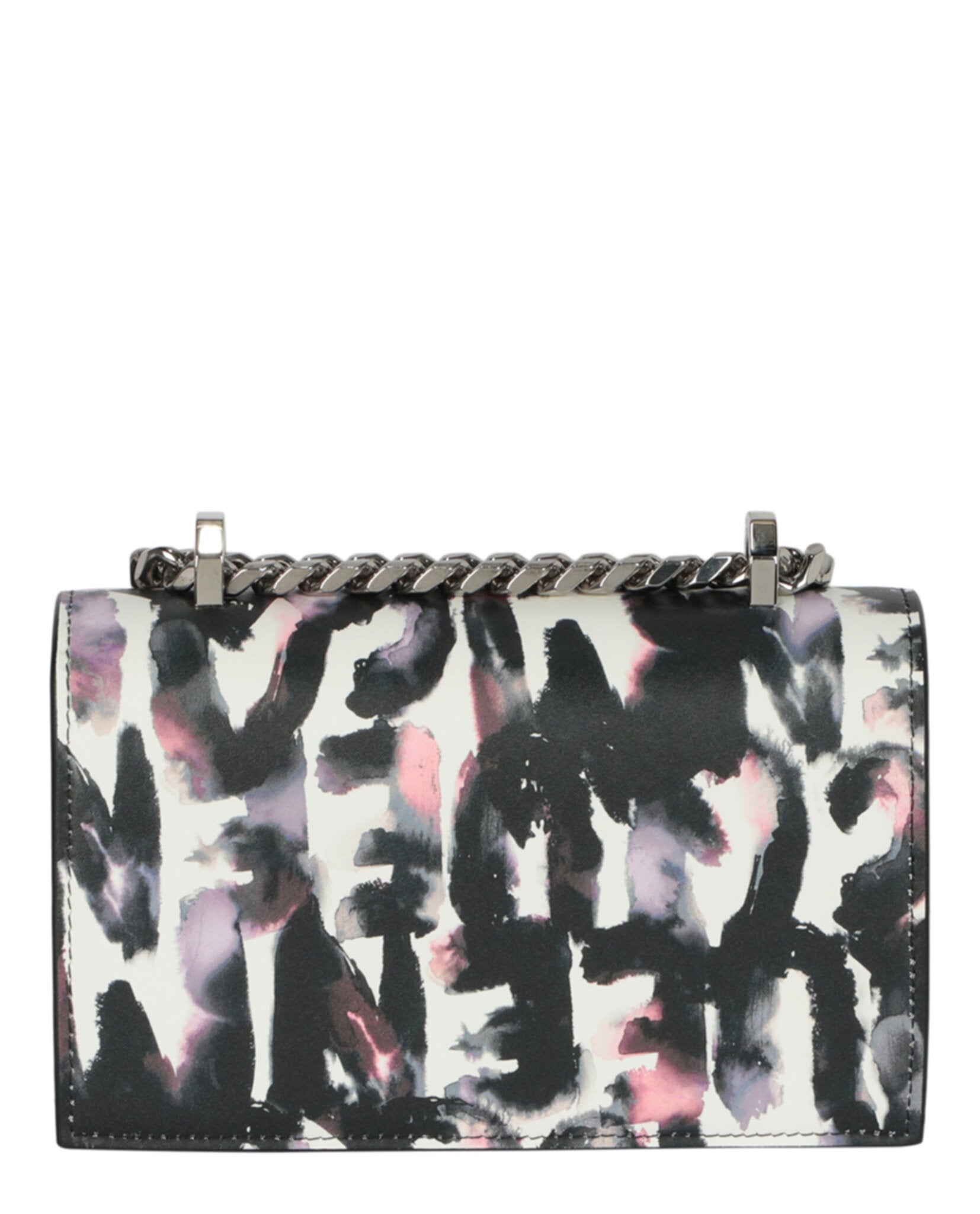 Watercolor Graffiti Jewelled Shoulder Bag