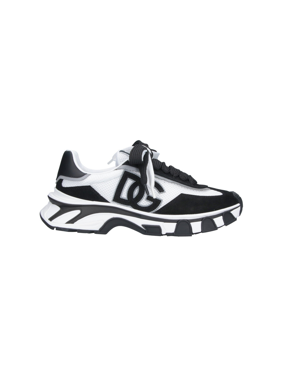 White DG Country Road Leather Sneakers
