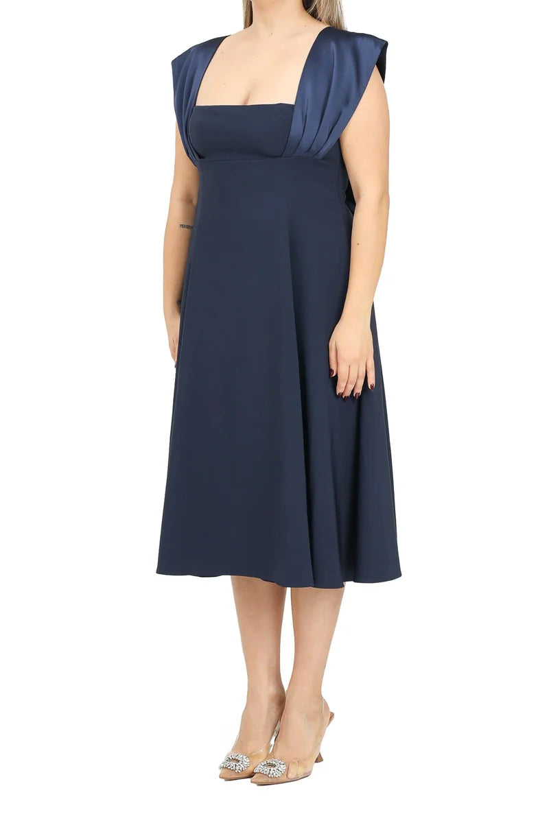 Flared Dress - Blue