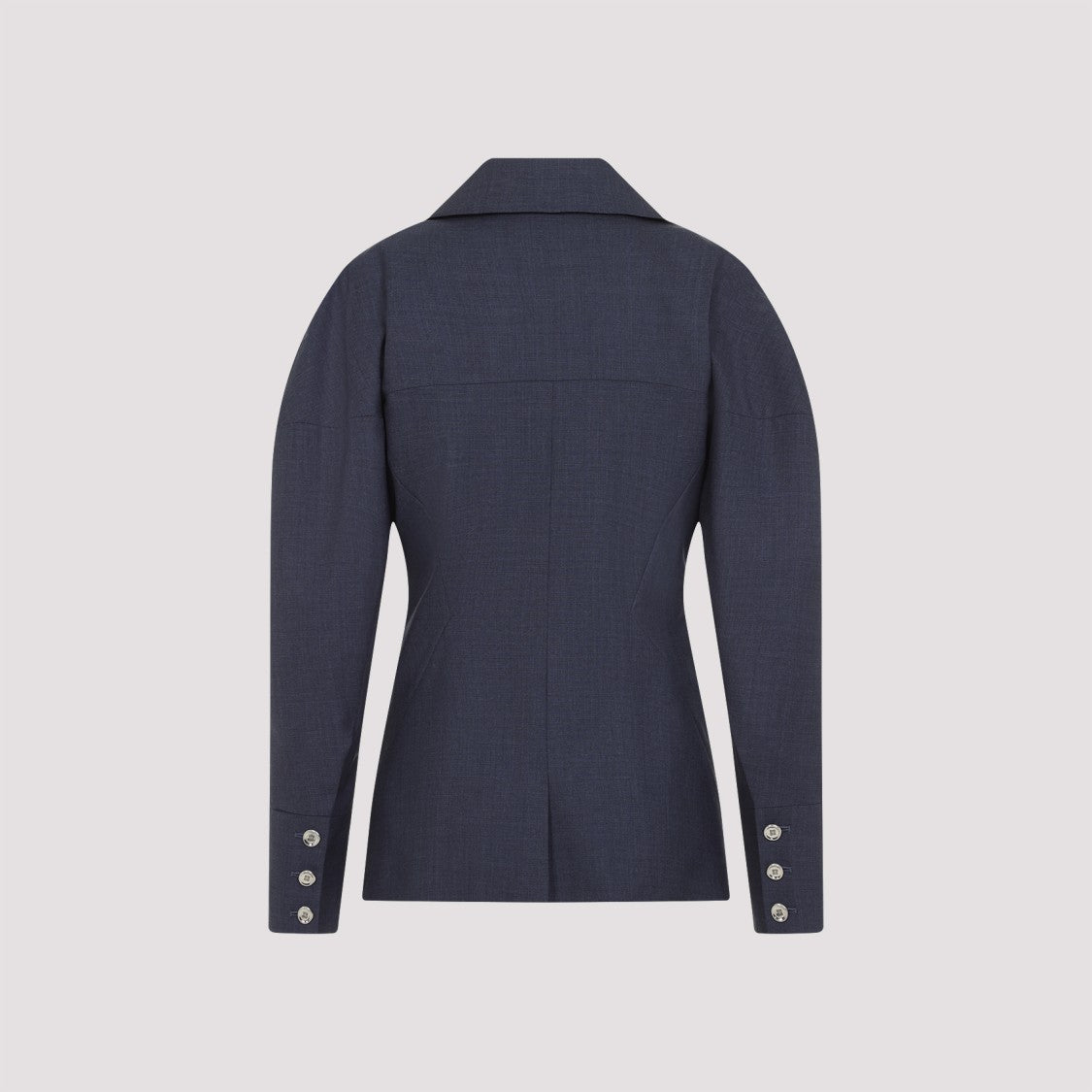 Double-Breasted Tailored Jacket In Luxe Wool