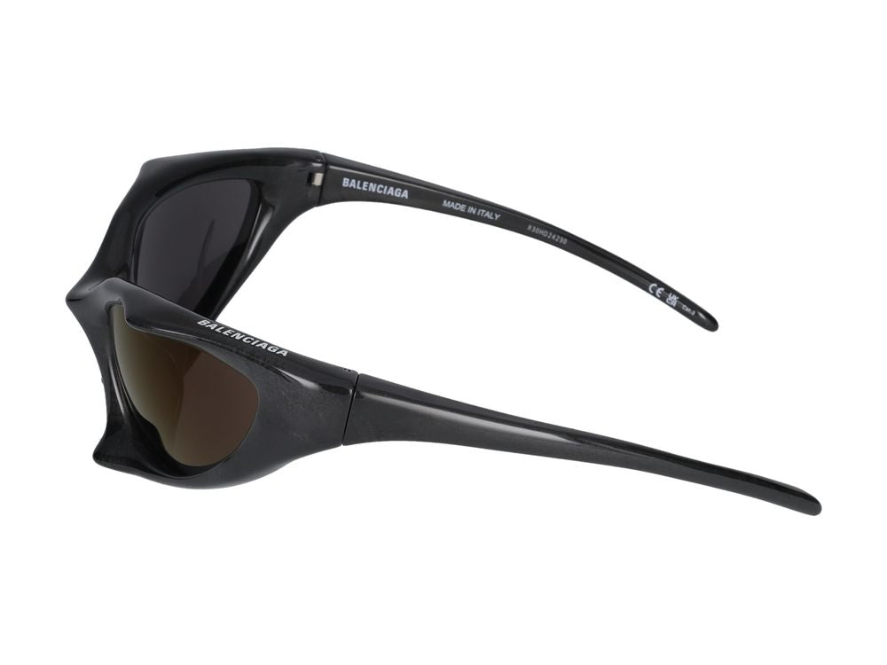 Okulary przeciwsłoneczne Balenciaga BB0352S 005 czarne czarno-szare 67/23/115