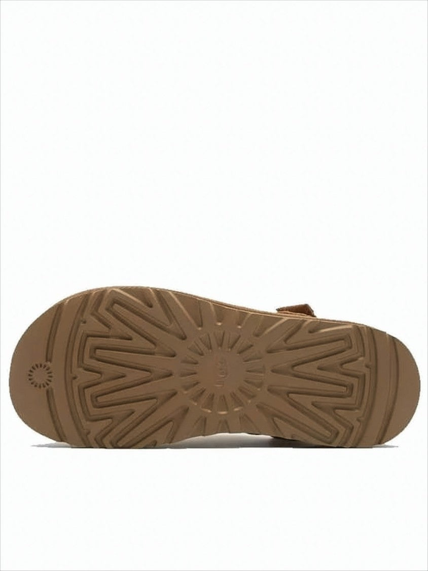 Suede Slip-On Mules With Adjustable Back Strap
