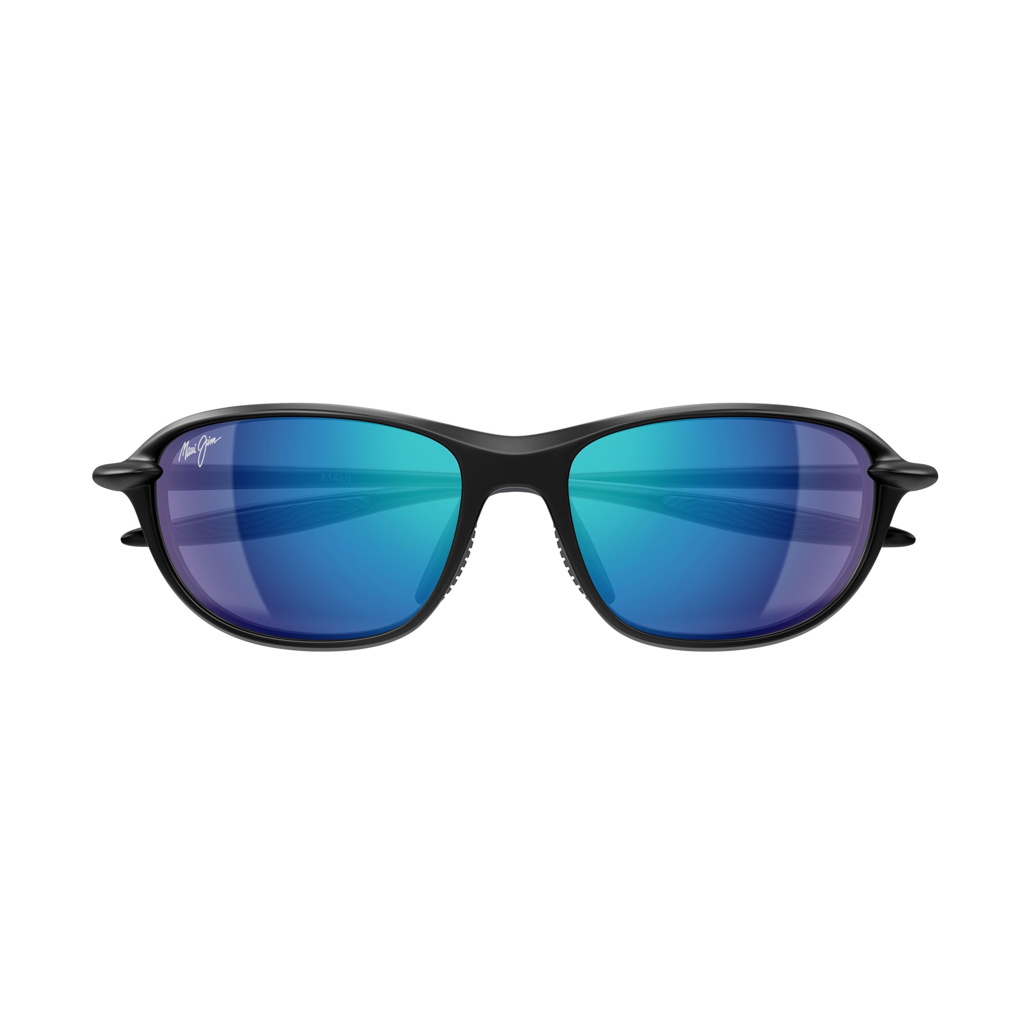 Hookipa Ultra R Wraparound Matte Black Sunglasses with Reflective Gradient Lenses