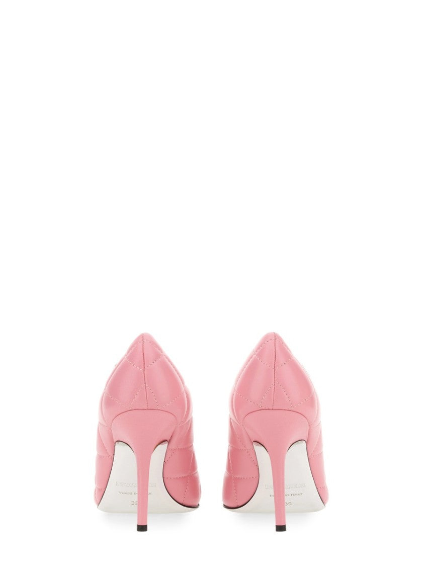 Quilted Leather Pumps