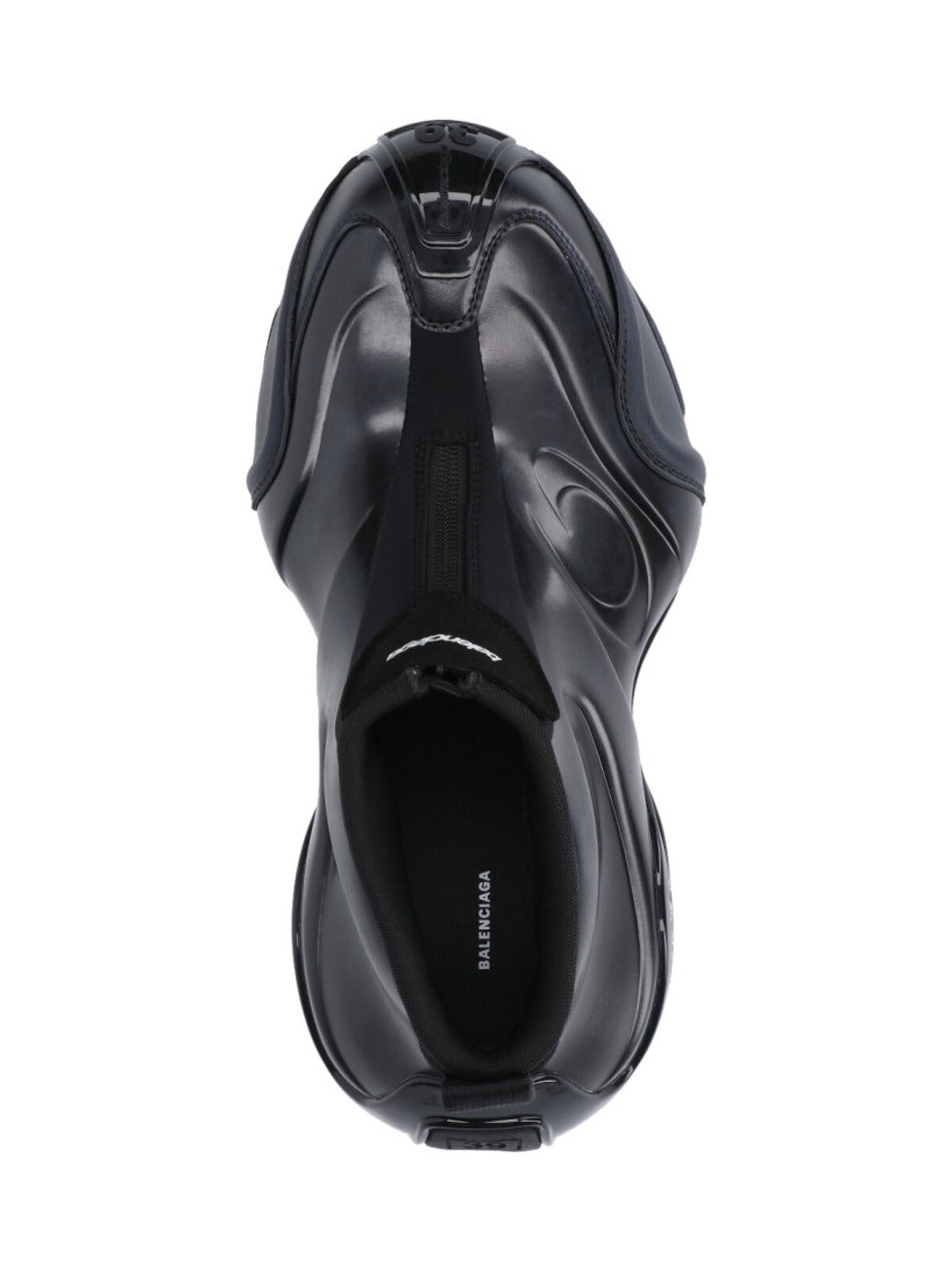 Futuristic Black Sneakers