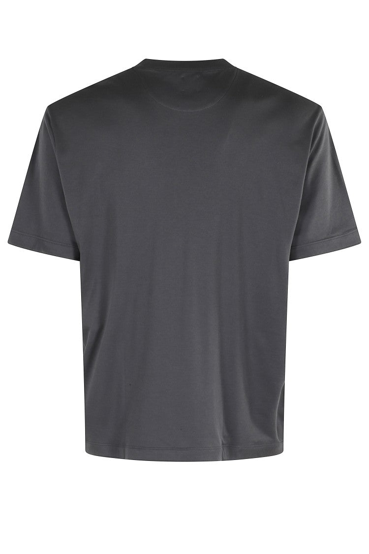 Classic Round-Neck Anthracite T-Shirt