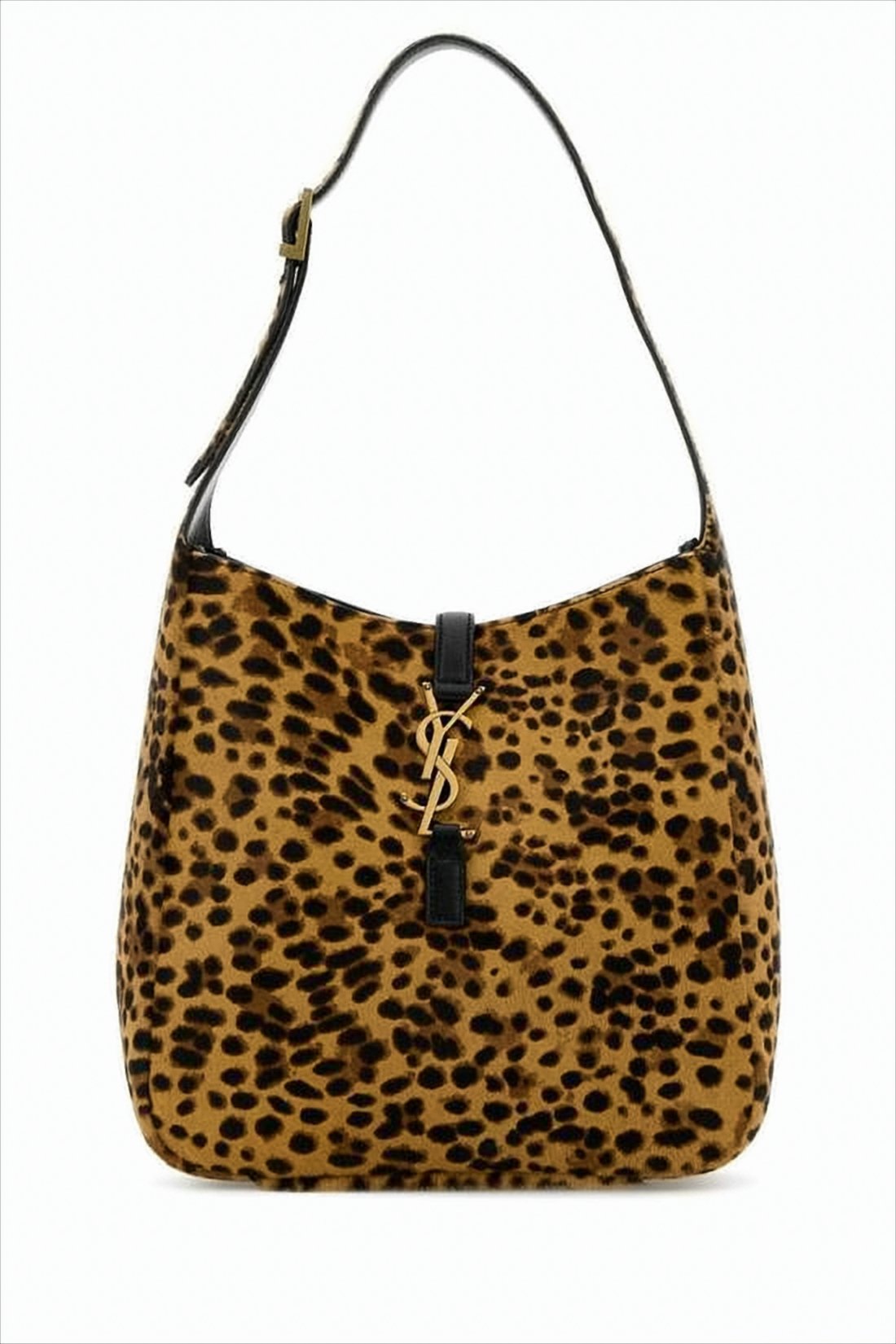 Leopard Print Calf Leather Tote Bag