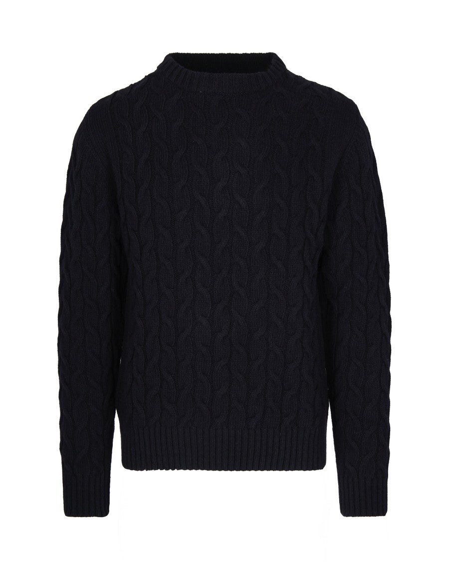 Arte Knit Black Sweatshirt