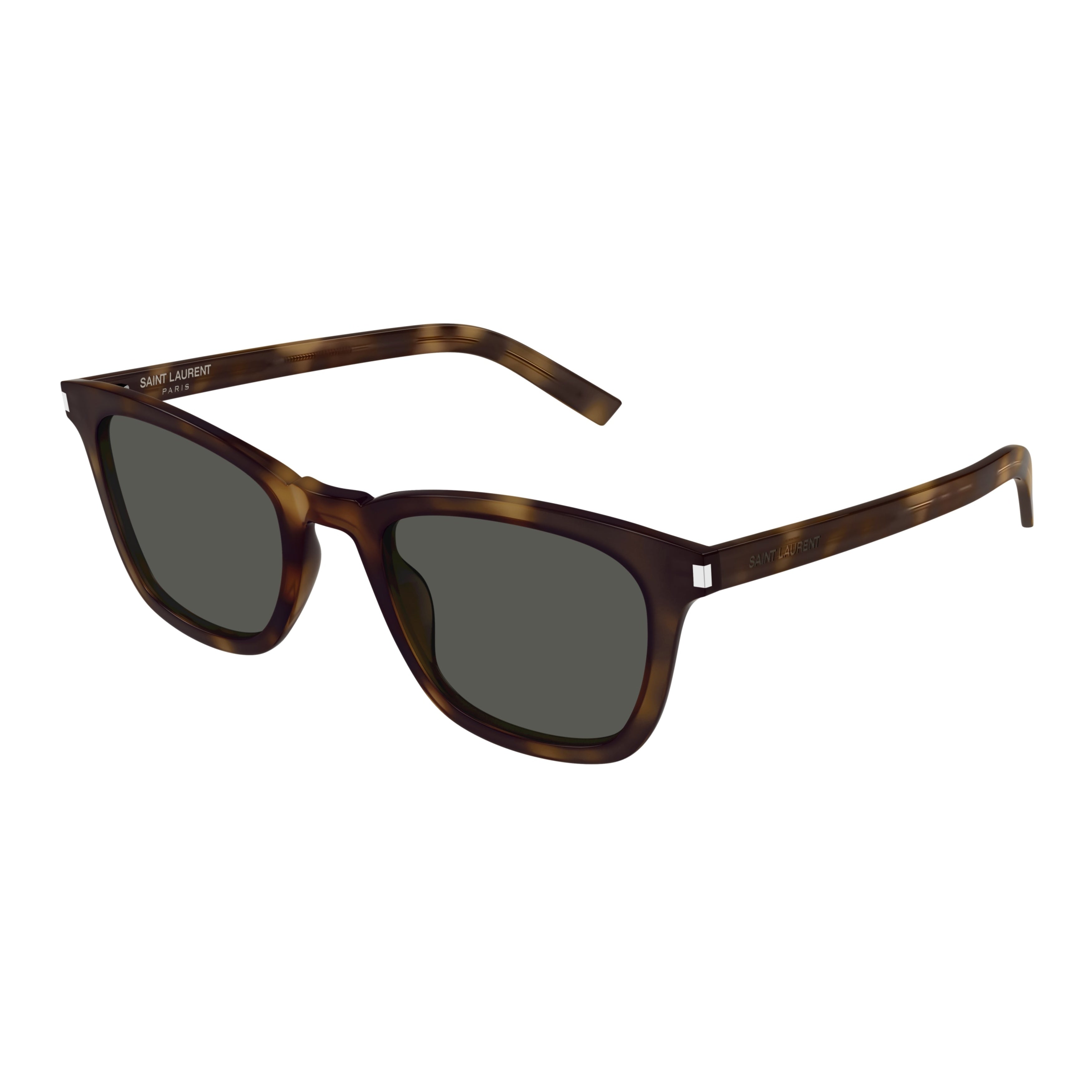 Sl 716 Slim Tortoiseshell Rectangular Sunglasses