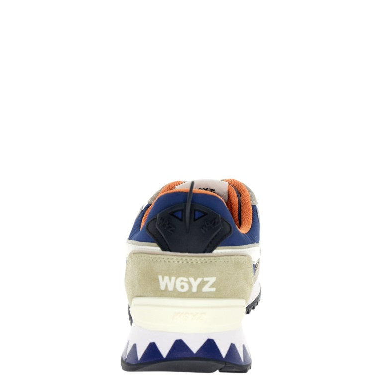 Two-Tone Jet Sneakers with Suede