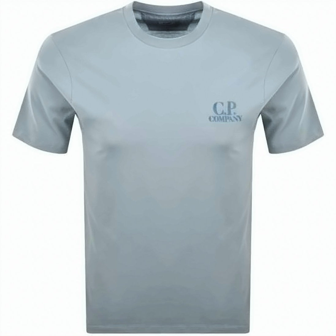 Soft Blue T-Shirt With Iconic Graphic Print