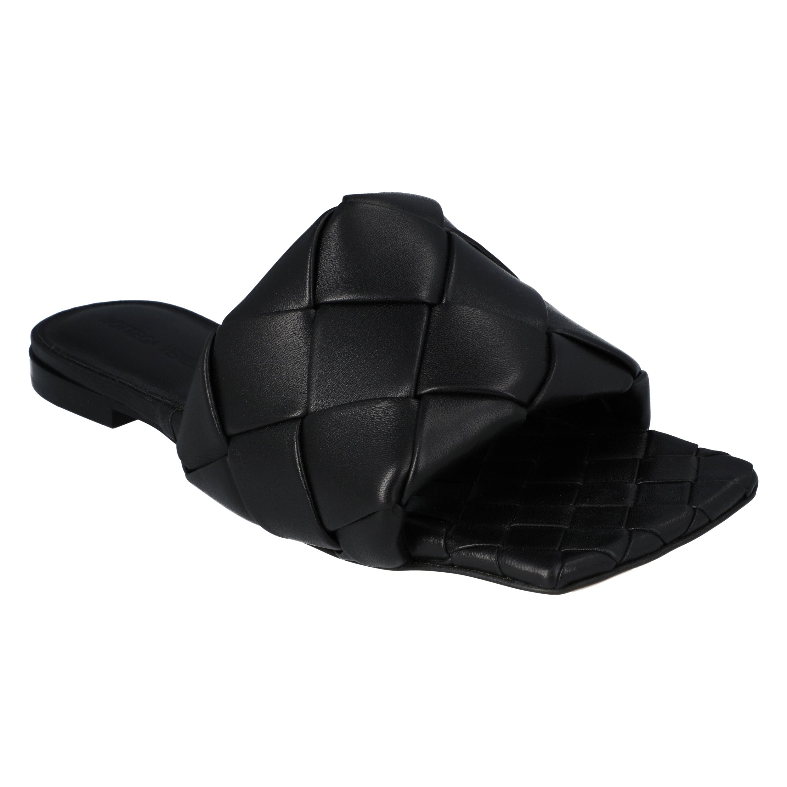 Lido Flat Sandal Black