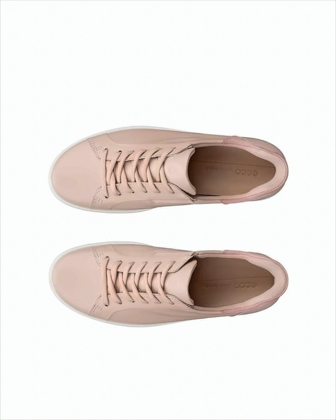 Pink Leather Sneakers