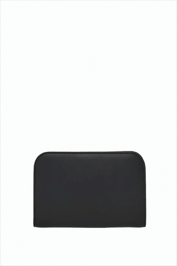 Rectangular Calf Leather Shoulder Bag