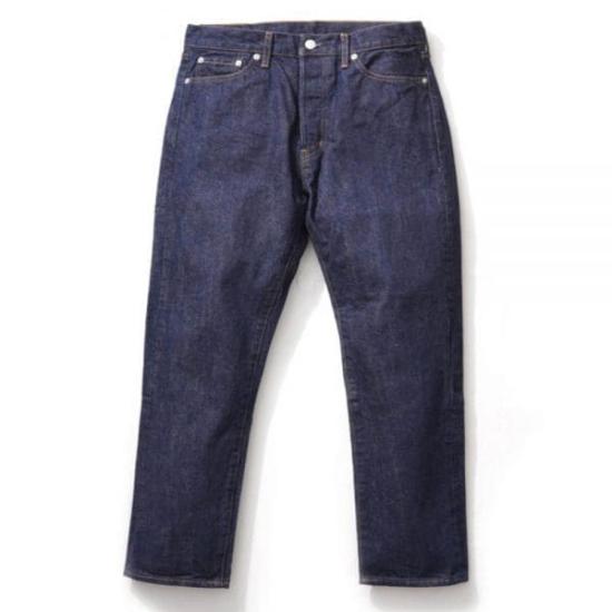 Straight-Leg Japanese Denim Pants with Classic Five-Pocket Design
