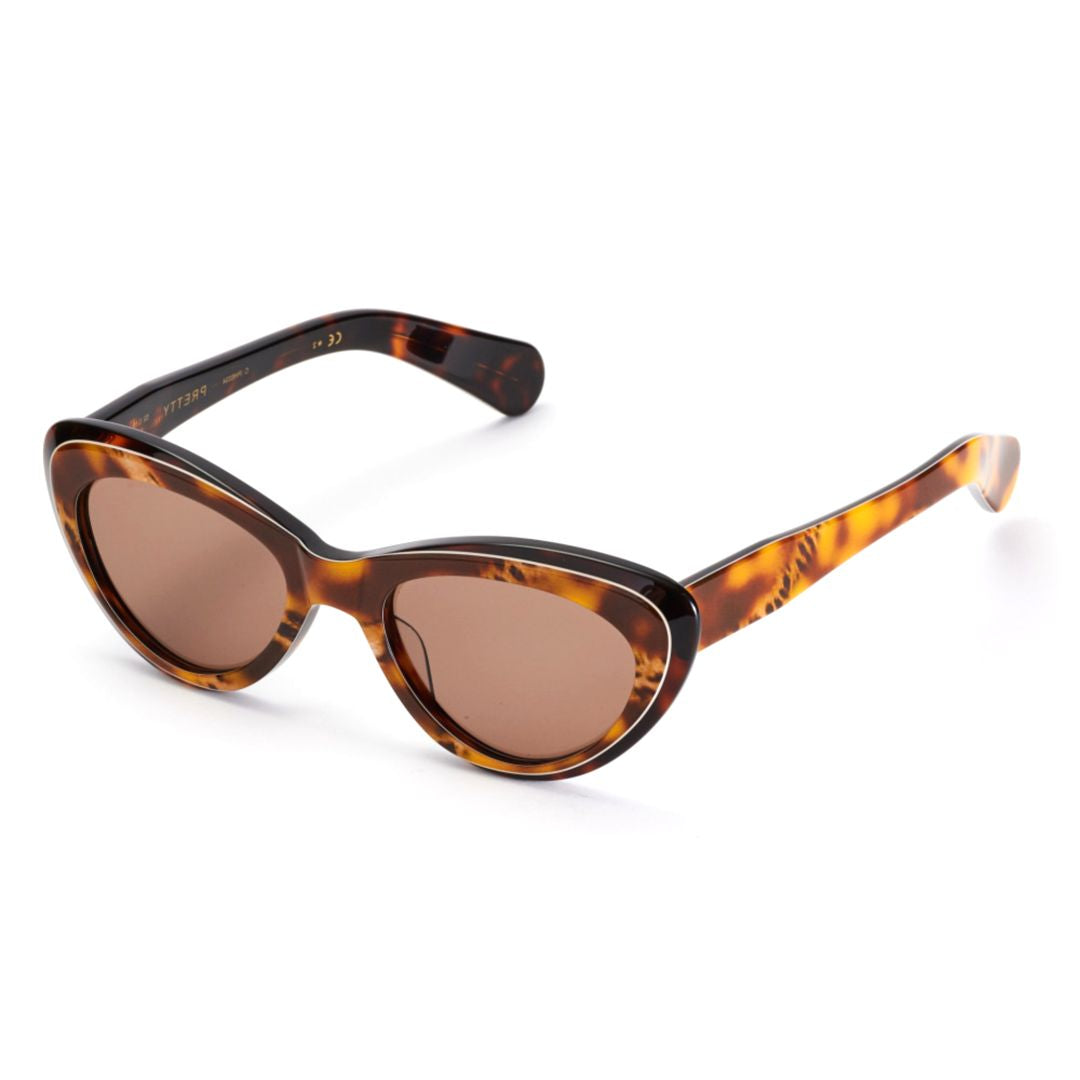 Pretty Bold Cat-Eye Tortoiseshell Sunglasses with Vintage Inspiration
