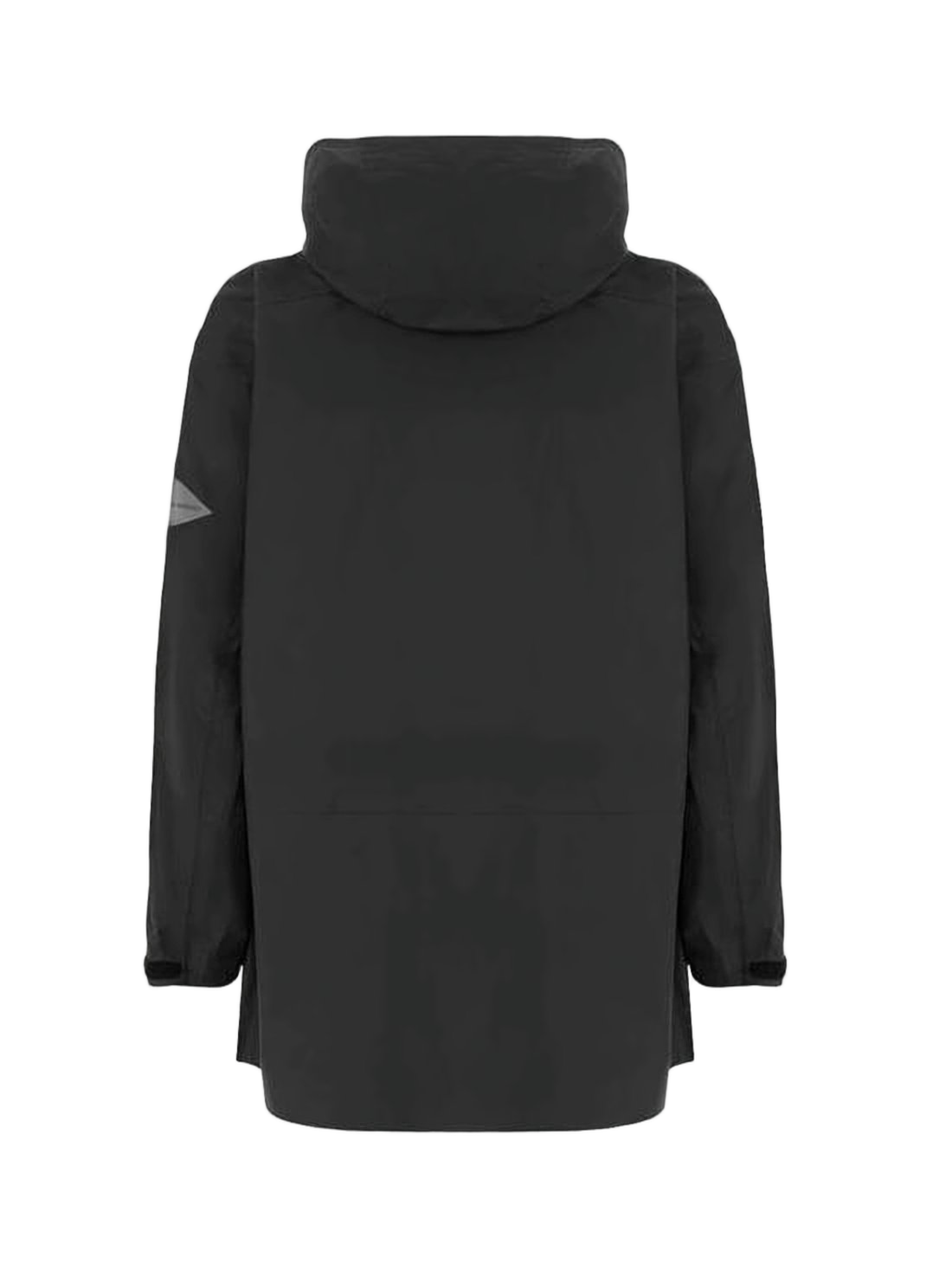 Minimalist Nylon Coat with High Collar