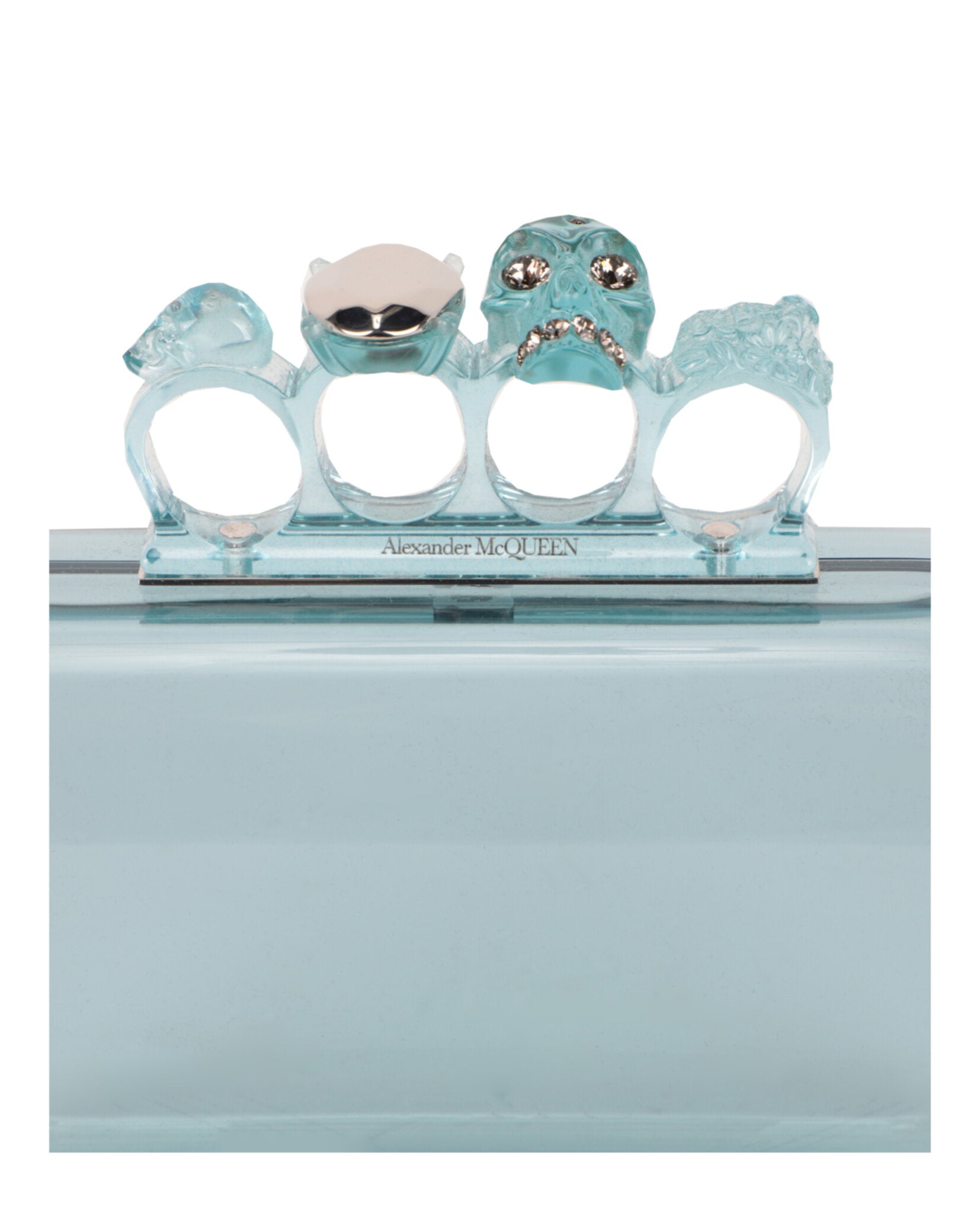 Skull Four-Ring Clutch