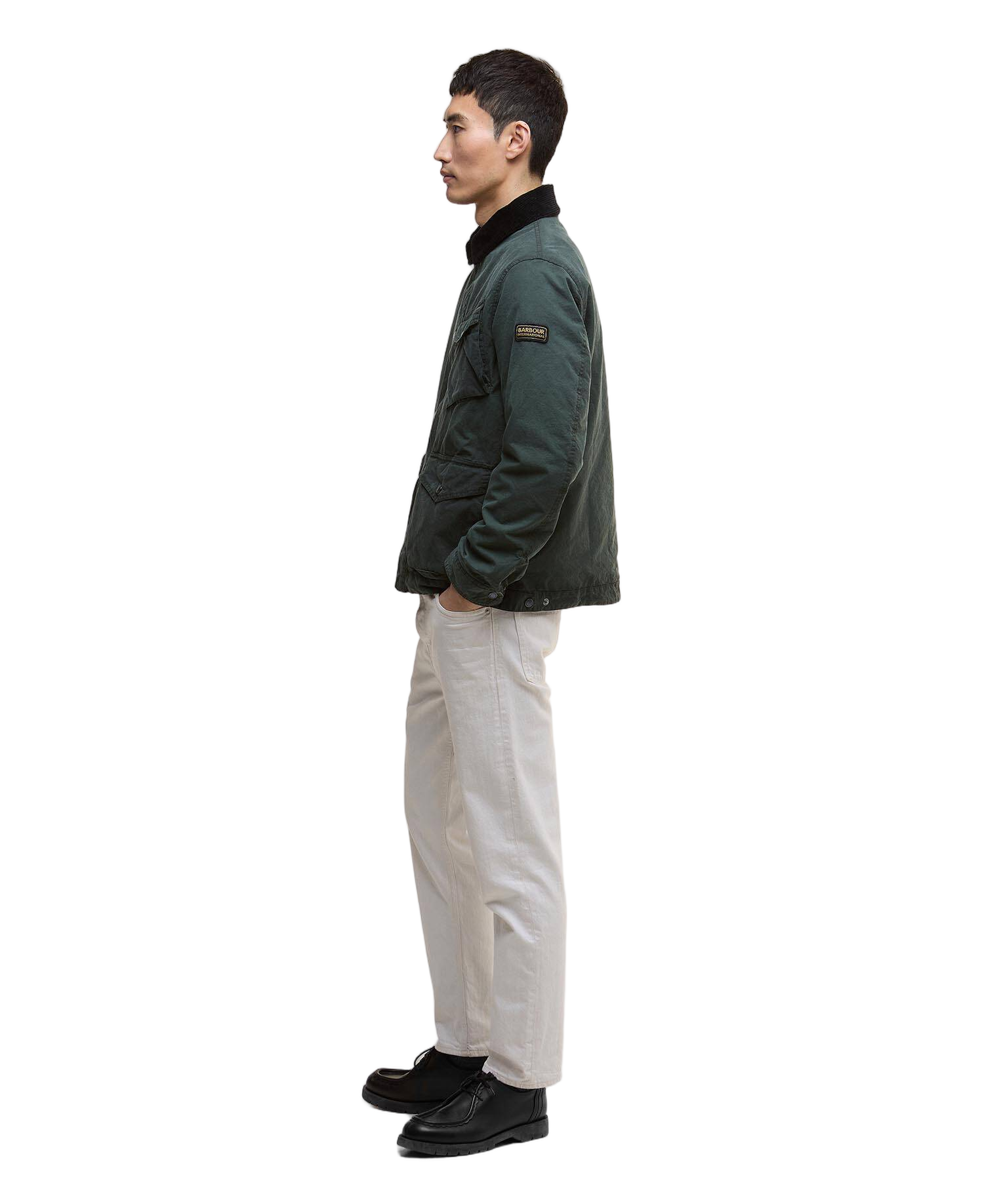 Drifter Wax Jacket With Reinforced Stitching