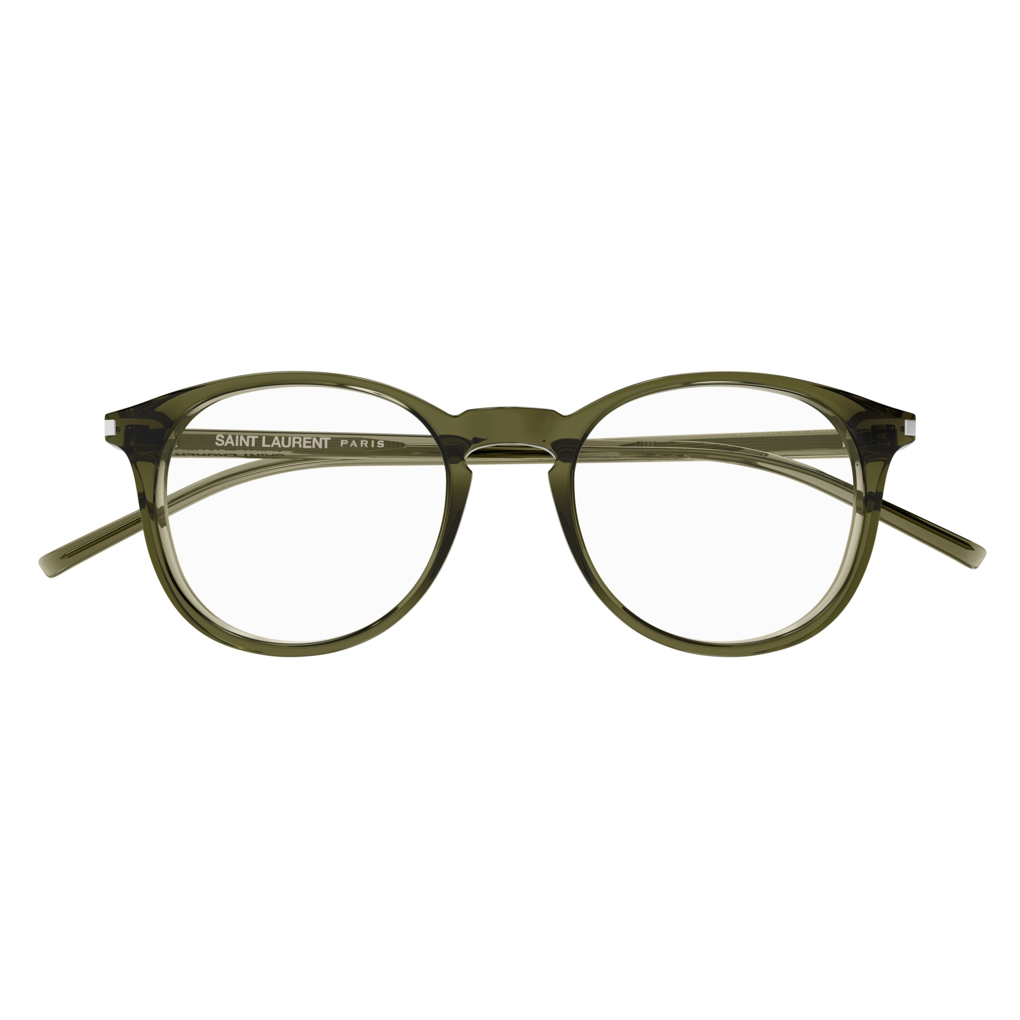 Sl 106 Translucent Olive Green Acetate Eyeglasses