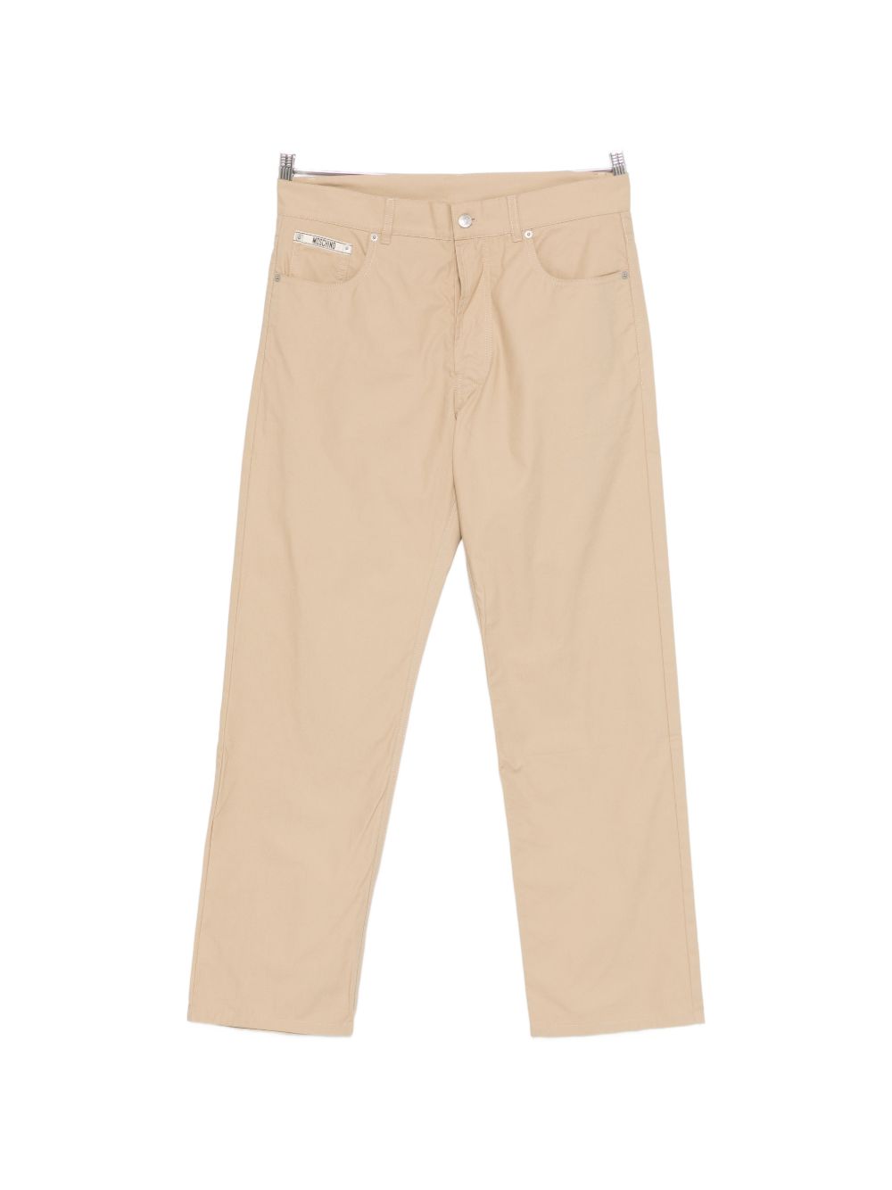 Straight-Leg Trousers In Silk And Nylon Blend