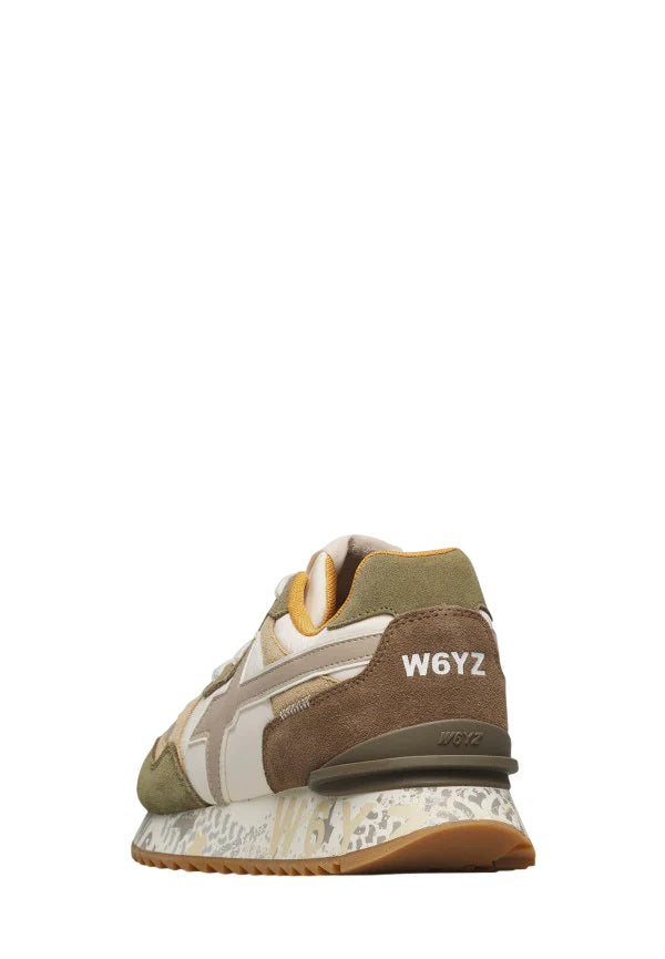 Technical Fabric and Suede Sneakers