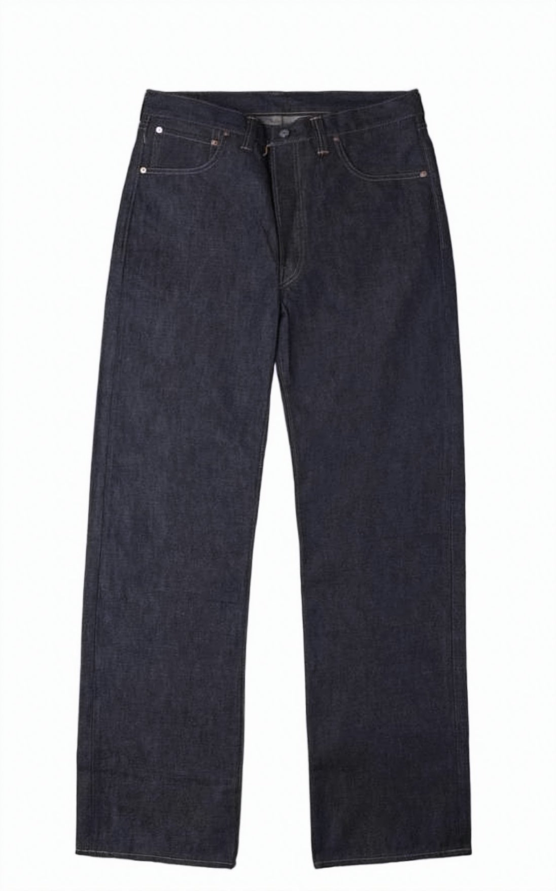 Wide-Leg Indigo Denim Pants
