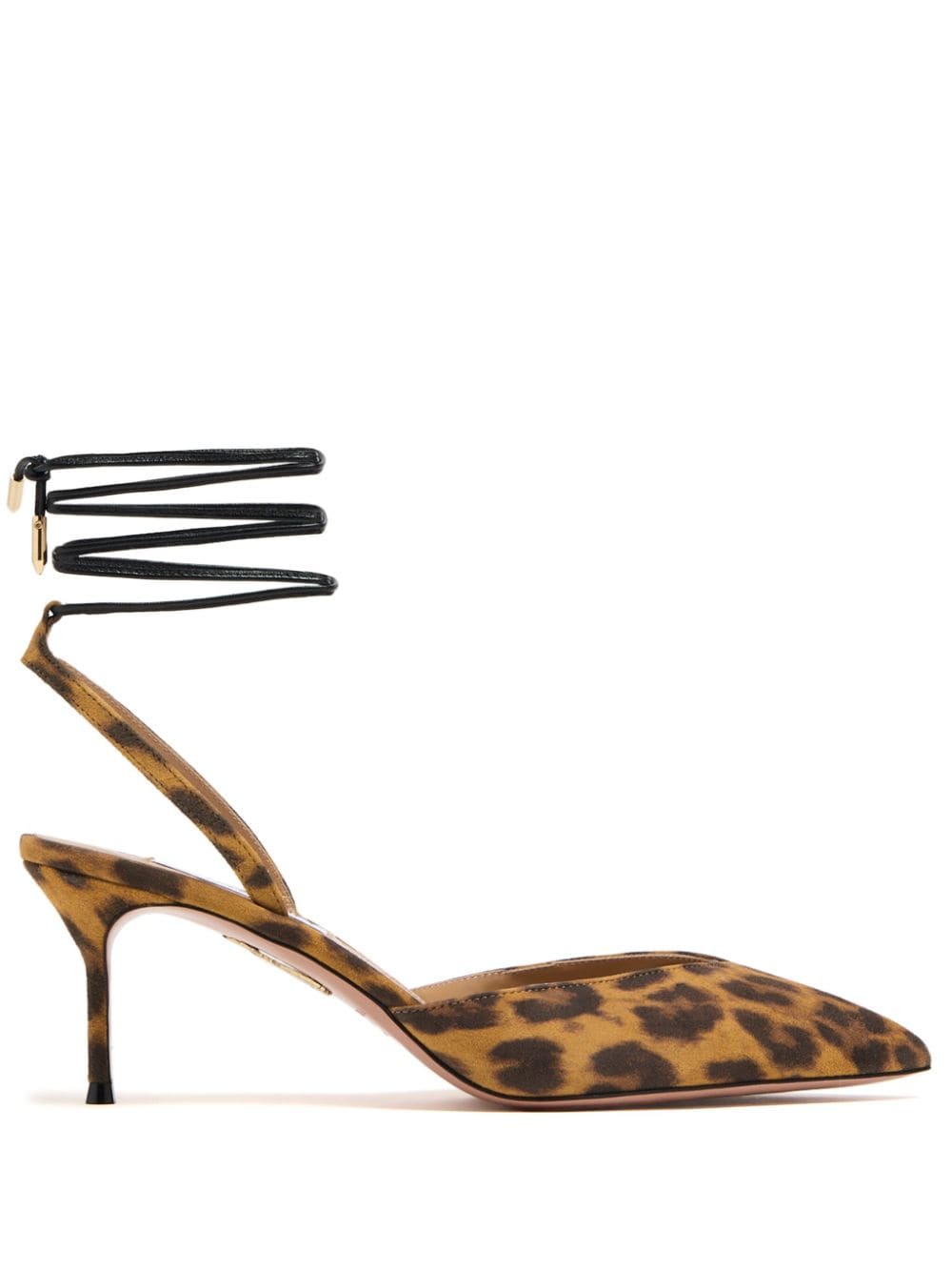 Leopard Print Pointed Toe Pumps