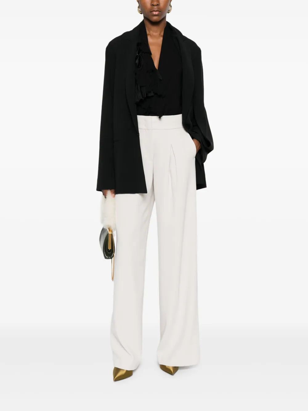 Structured Tailored Jacket with Minimalist Design