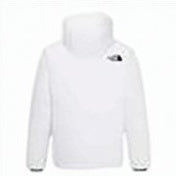 High-Collar White Short Padded Jacket
