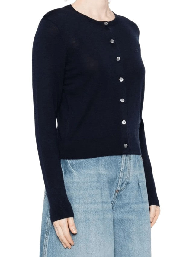 Crew Neck Cardigan
