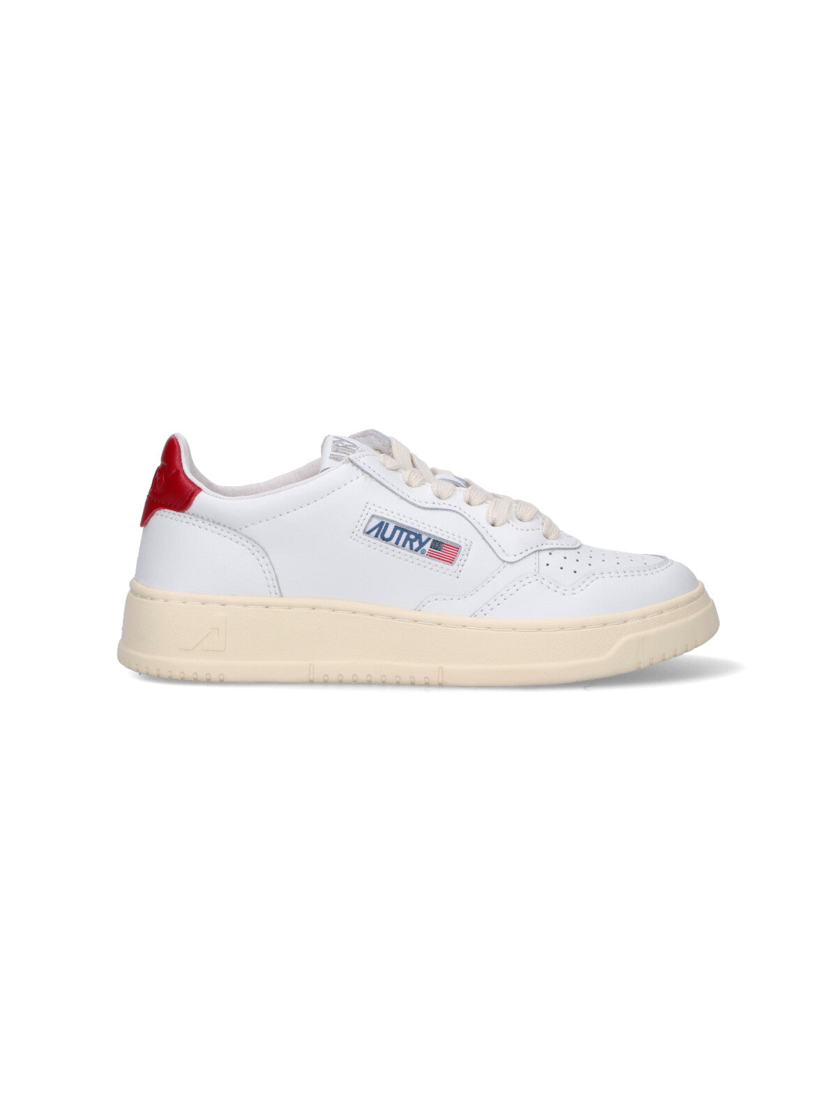 Medalist' Low-Top Sneakers In White Leather