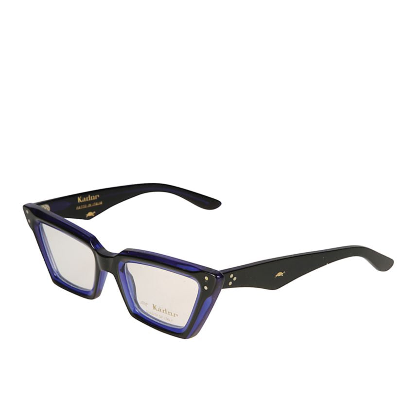 Alexandra Bold Rectangular Frame Sunglasses with Metallic Details
