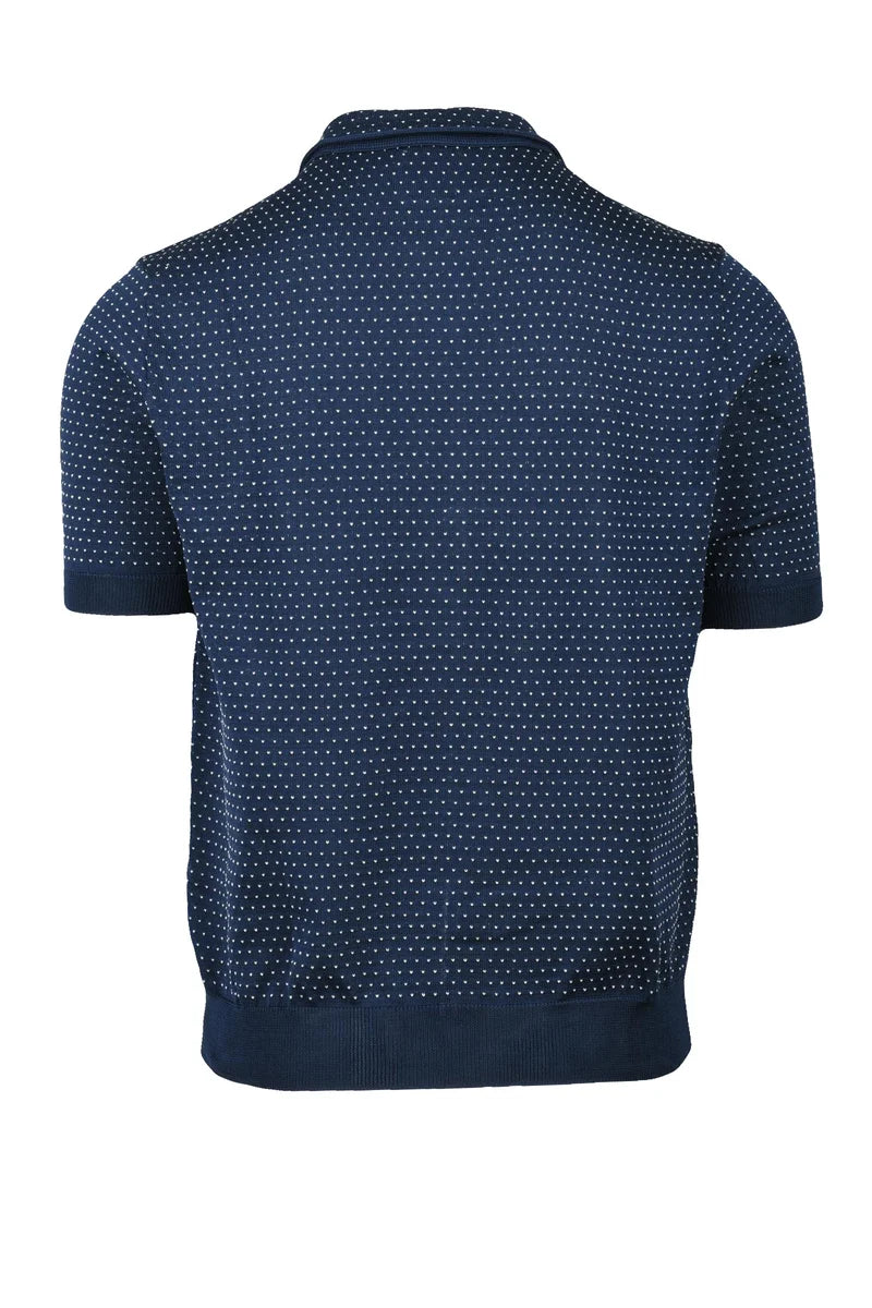 Polo Cardigan - Blue