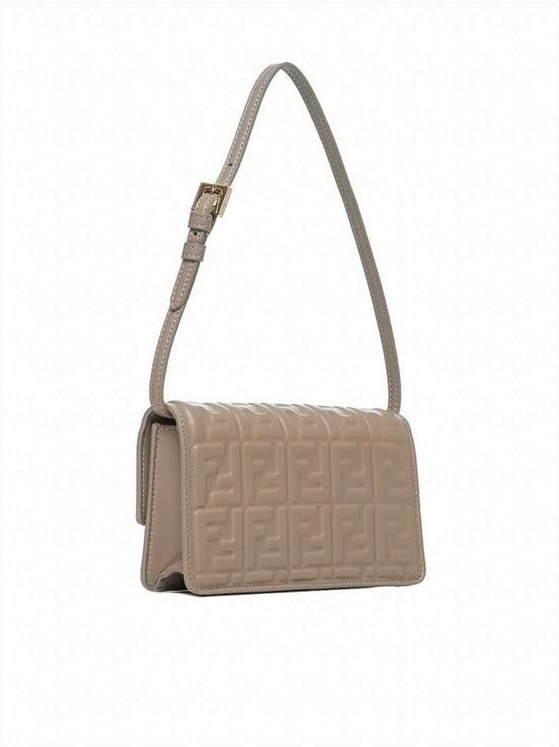 Rectangular Shoulder Bag With Geometric Pattern