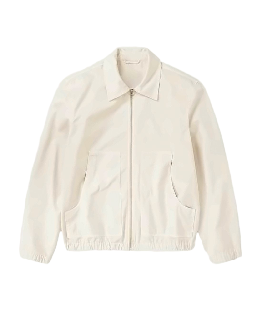 Front-Zipper Casual Jacket with Classic Collar