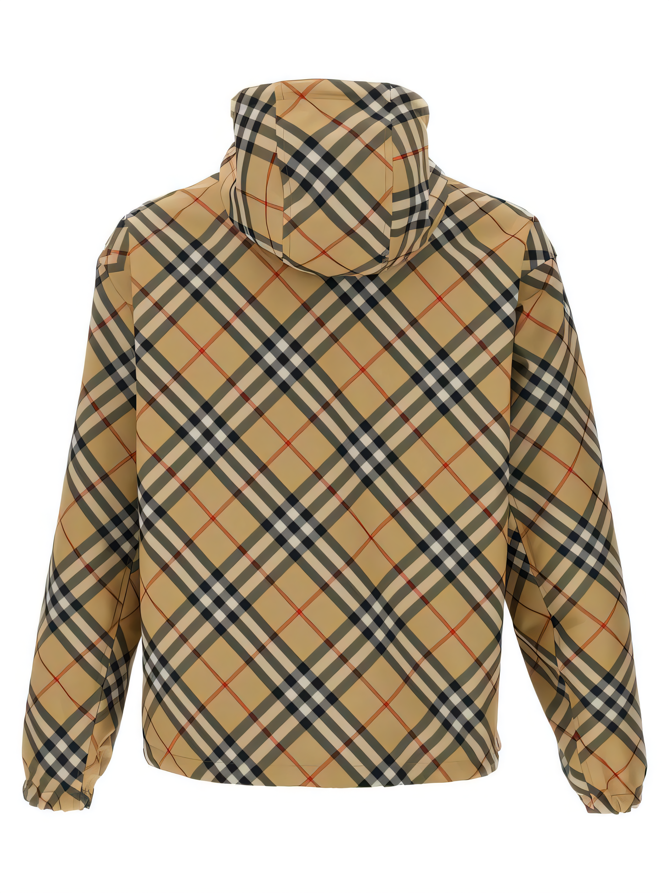 Reversible Check and Solid Black Trapper Jacket